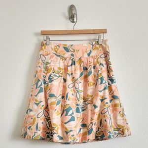 J. Crew Floral Skirt, Sz 4